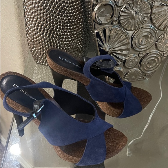 BCBGeneration Women's Navy Sandals - Picture 1 of 5